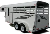 2 horse trailer side tack model