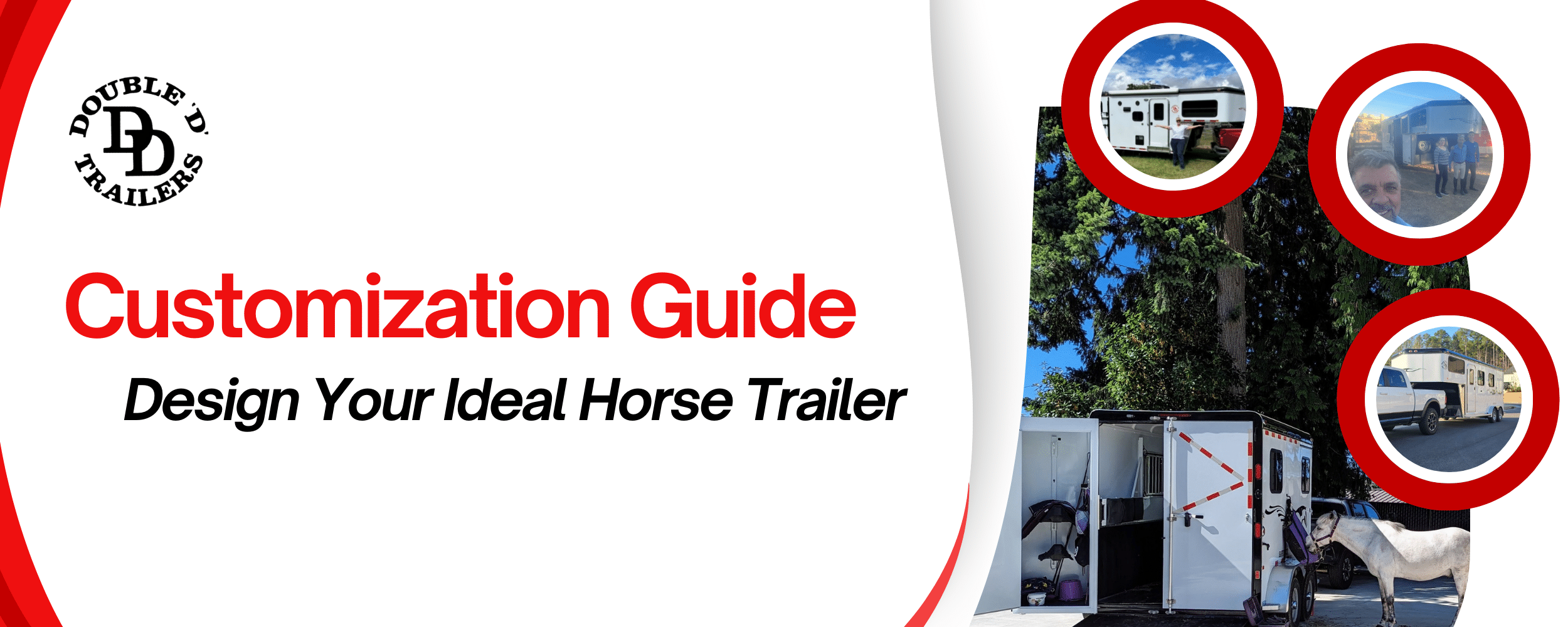 Guide to designing a custom horse trailer with safety and comfort features by Double D Trailers